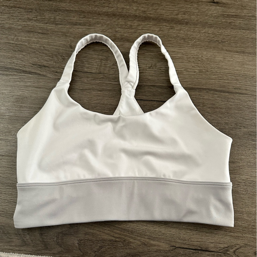Natori White Sports Bra